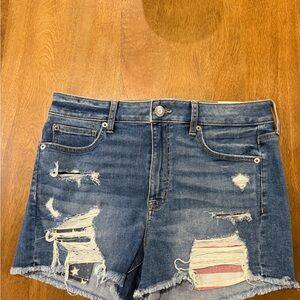 American Eagle Distressed Denim Shorts